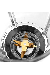 Блендер стационарный BRAYER BR1200BK 1800 Вт, стекл., 1,8 л, 6 титан. ножей, импульс, колка льда, серебристо-черный