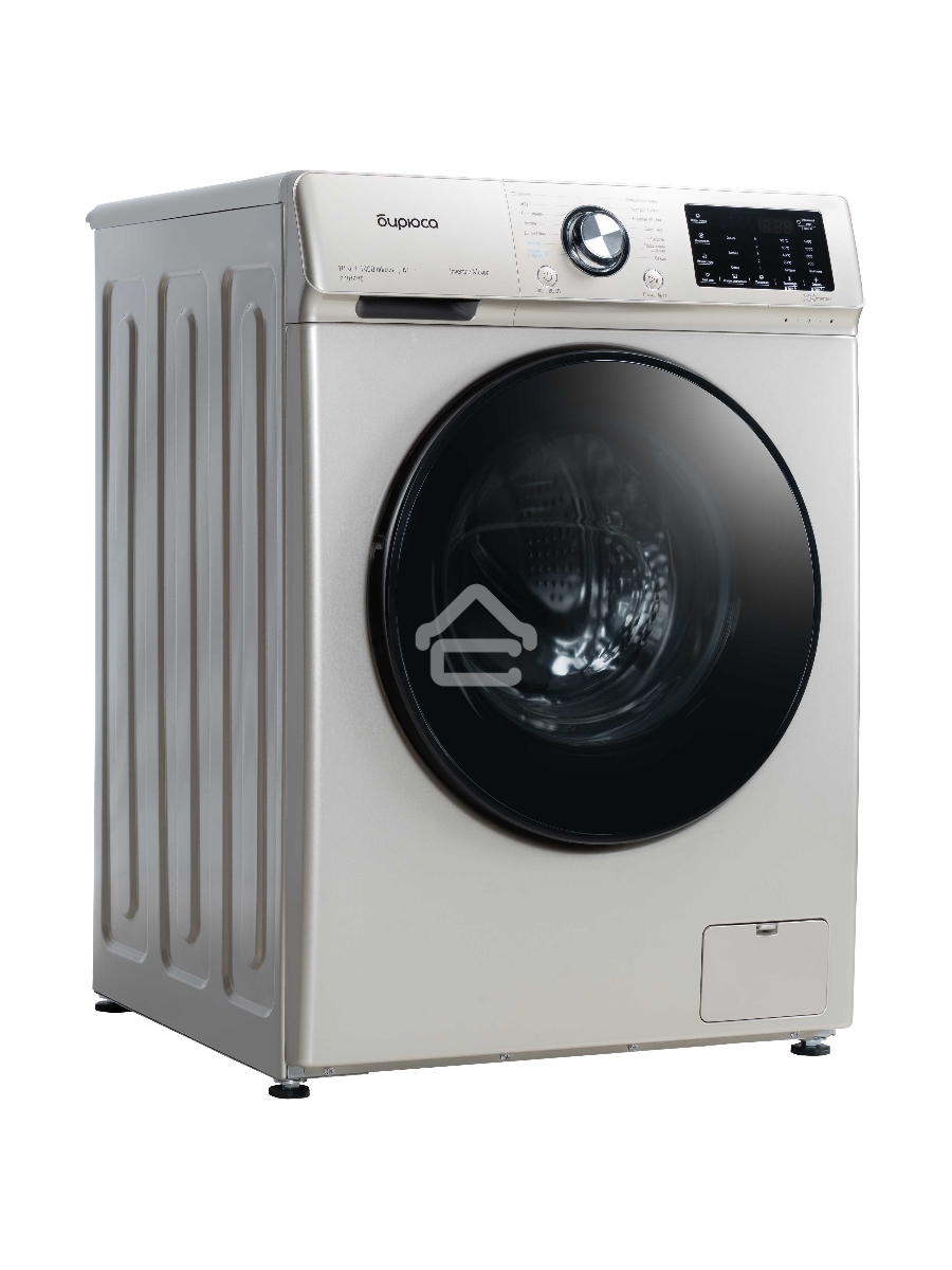 Стиральная машина Бирюса WM-SL1014/15 B золотистый, загрузка фронтальная 10 кг, 1400 об/мин, класс А+++