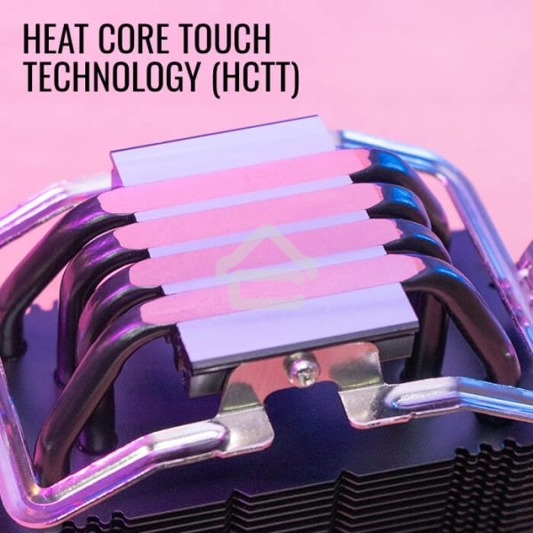 Кулер для процессора AeroCool / Formula Rave 4 ARGB черный, 120 мм, алюминий/медь, 1800 об/мин, 27 дБ, 4 pin, 130 Вт, 135 мм