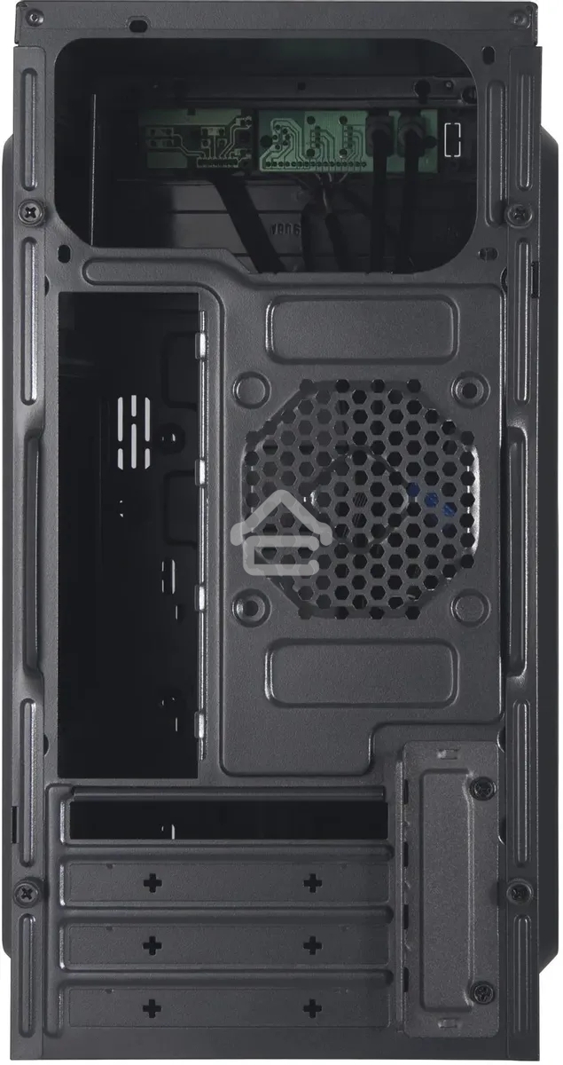 Компьютерный корпус Digma DCC-MN302 черный без БП mATX 1x80мм 2x120мм 1xUSB2.0 1xUSB3.0 audio
