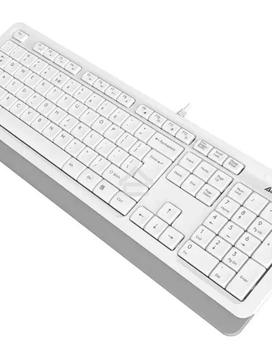Клавиатура A4Tech Fstyler FK10 проводная, USB, белый/серый