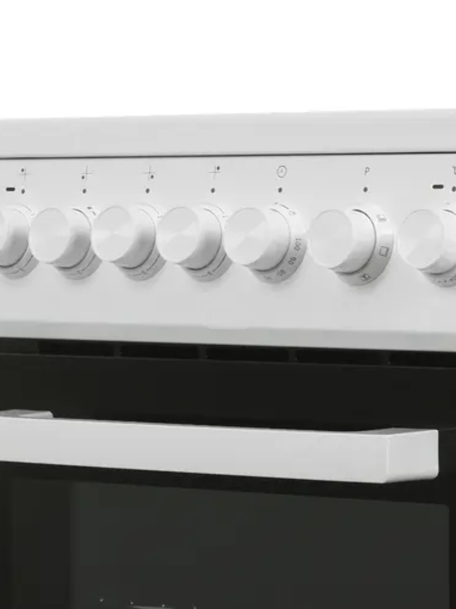 Плита электрическая Beko FSE57110GW белый, конфорок 4 шт, духовка 55 л, гриль, 50 см x 85 см x 60 см