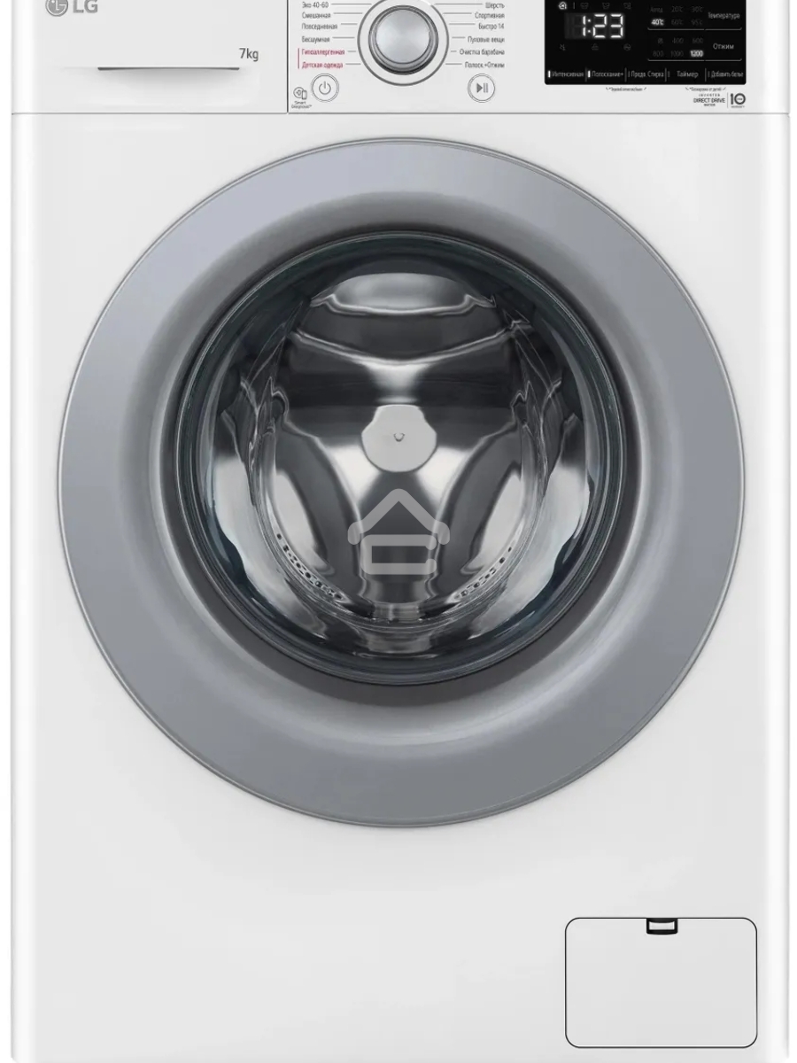 Стиральная машина LG F2V3HS4W белый, загрузка фронтальная 7 кг, 1200 об/мин., класс: A