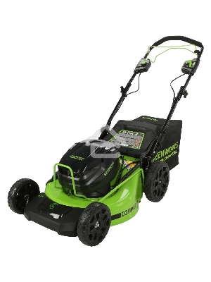 Газонокосилка самоходная, аккумуляторная Greenworks GC82LM51SP2, 82V, 51 см, бесщеточная, c 1*АКБ 5 А.ч. и ЗУ (2515907UB)