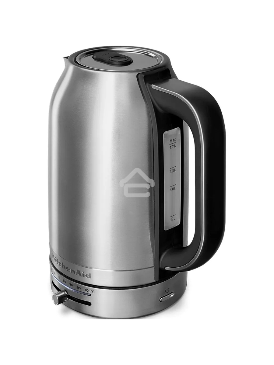 Чайник электрический KitchenAid 5KEK1701ESX стальной, 1,7 л, 2400 Вт