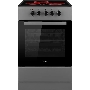 Плита электрическая Weissgauff WES E2V05 S серый, конфорок 3 электрических, духовка 50 л, 50 см x 85 см x 56 см