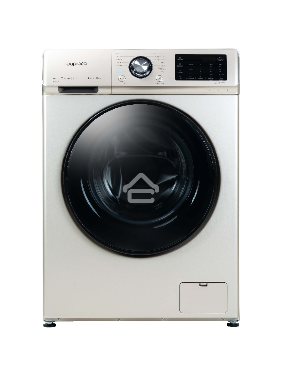 Стиральная машина Бирюса WM-SL1014/15 B золотистый, загрузка фронтальная 10 кг, 1400 об/мин, класс А+++