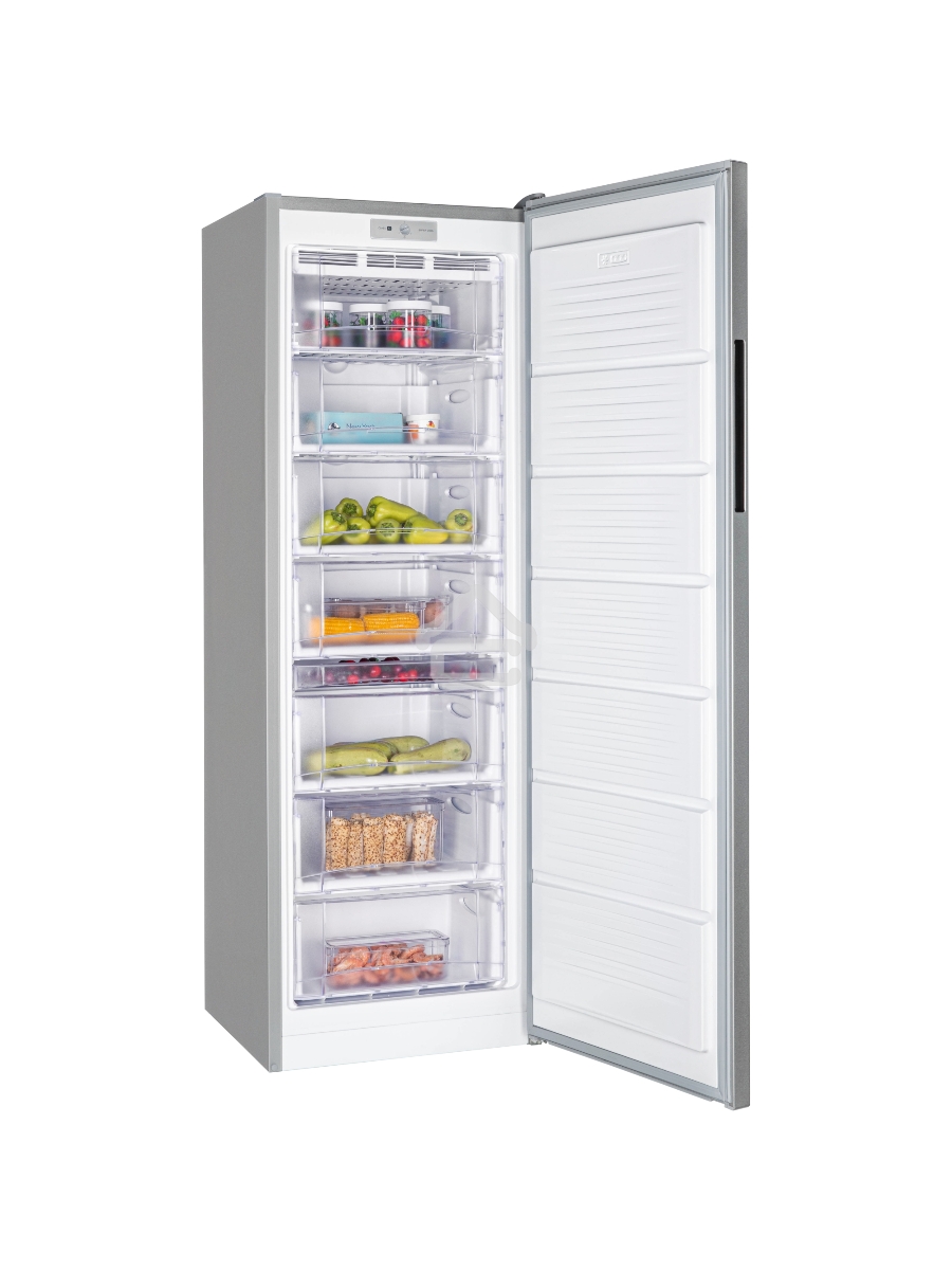 Морозилка Nordfrost DF 268 SAP, серебристый, 256л, 6 ящика