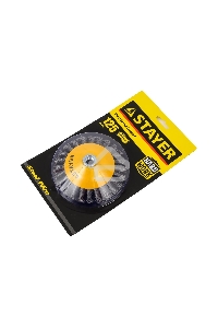Кордщетка STAYER PROFESSIONAL 35135-125  коническая М14 плетёная 0.5мм d125мм