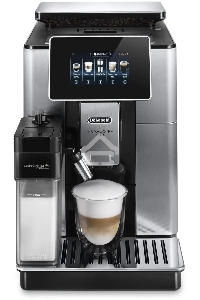 Кофемашина автоматическая DeLonghi ECAM610.75.MB черный/серебристый, исп. кофе - молотый/зерновой, 2.2 л, 1450 Вт, 19 Бар