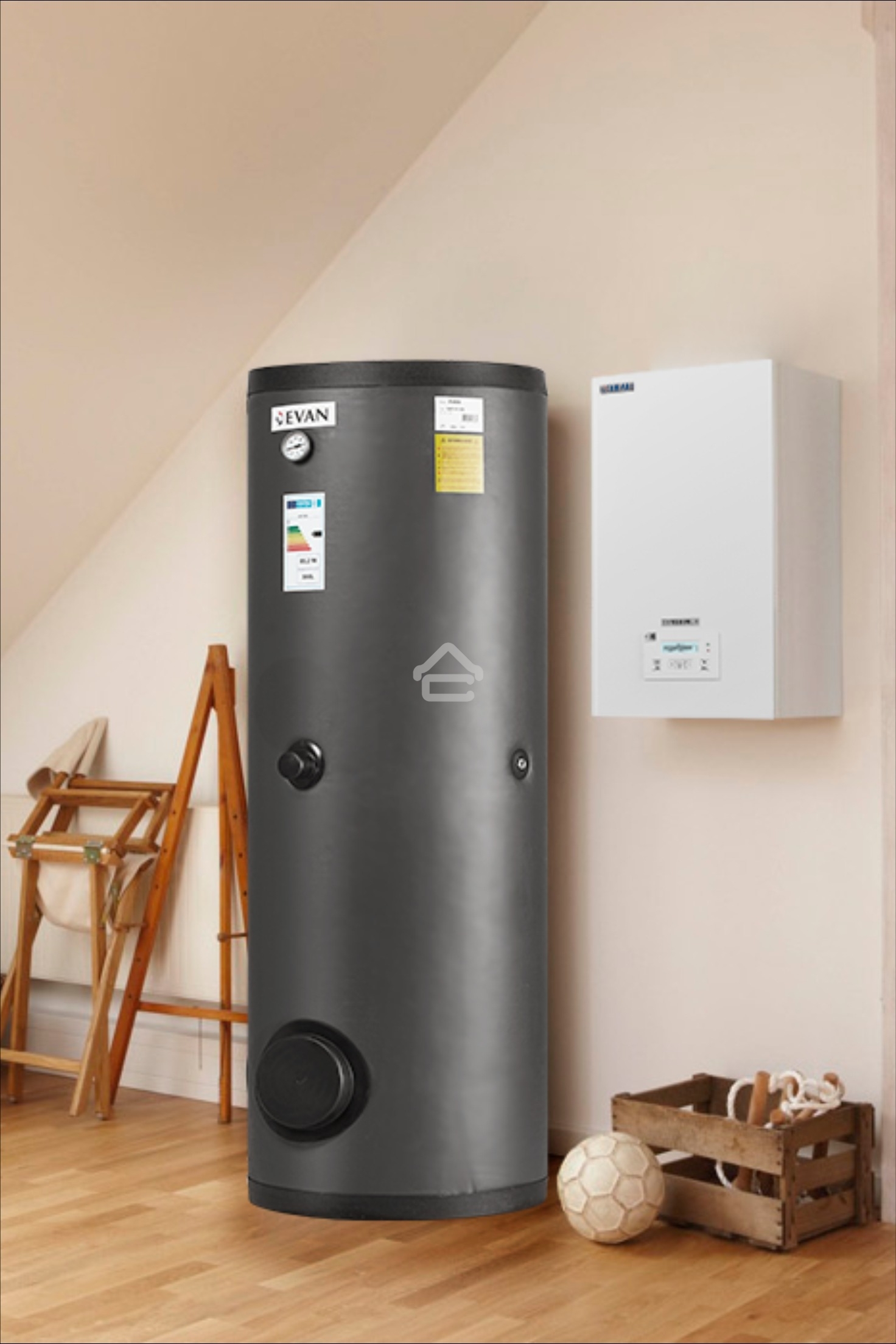 Водонагреватель WBT-HT-800 косвенного нагрева с одним змеевиком