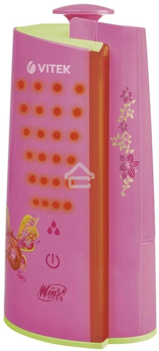 Увлажнитель ультразвуковой Vitek WX-3101, 10кв.м, 1,3л, 20Вт, подсветка, розовый