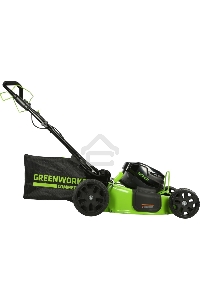 Газонокосилка самоходная, аккумуляторная Greenworks GC82LM51SP2, 82V, 51 см, бесщеточная, c 1*АКБ 5 А.ч. и ЗУ (2515907UB)