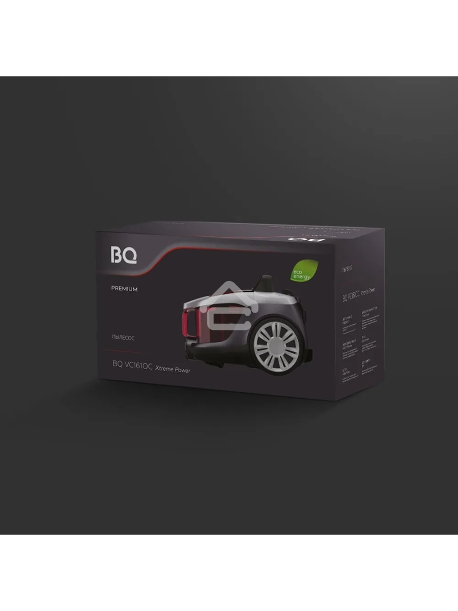 Пылесос BQ VC1610C Xtreme Power серый-фиолетовый, 500/1600 Вт, уборка сухая, пылесборник контейнер, 2.5 л