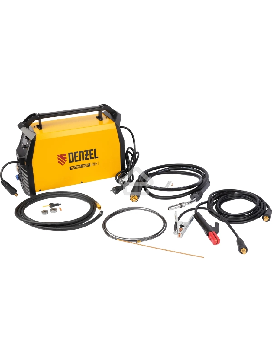Аппарат инвертор. полуавтомат. сварки MultiMIG-200DP Synergy Double Pulse, 200 А, ПВ 80% Denzel