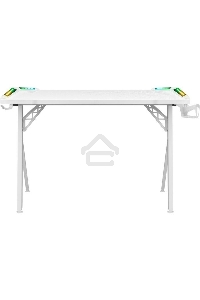 Стол игровой Defender Infinity RGB,подвес круж+гарн.,бел,120_5