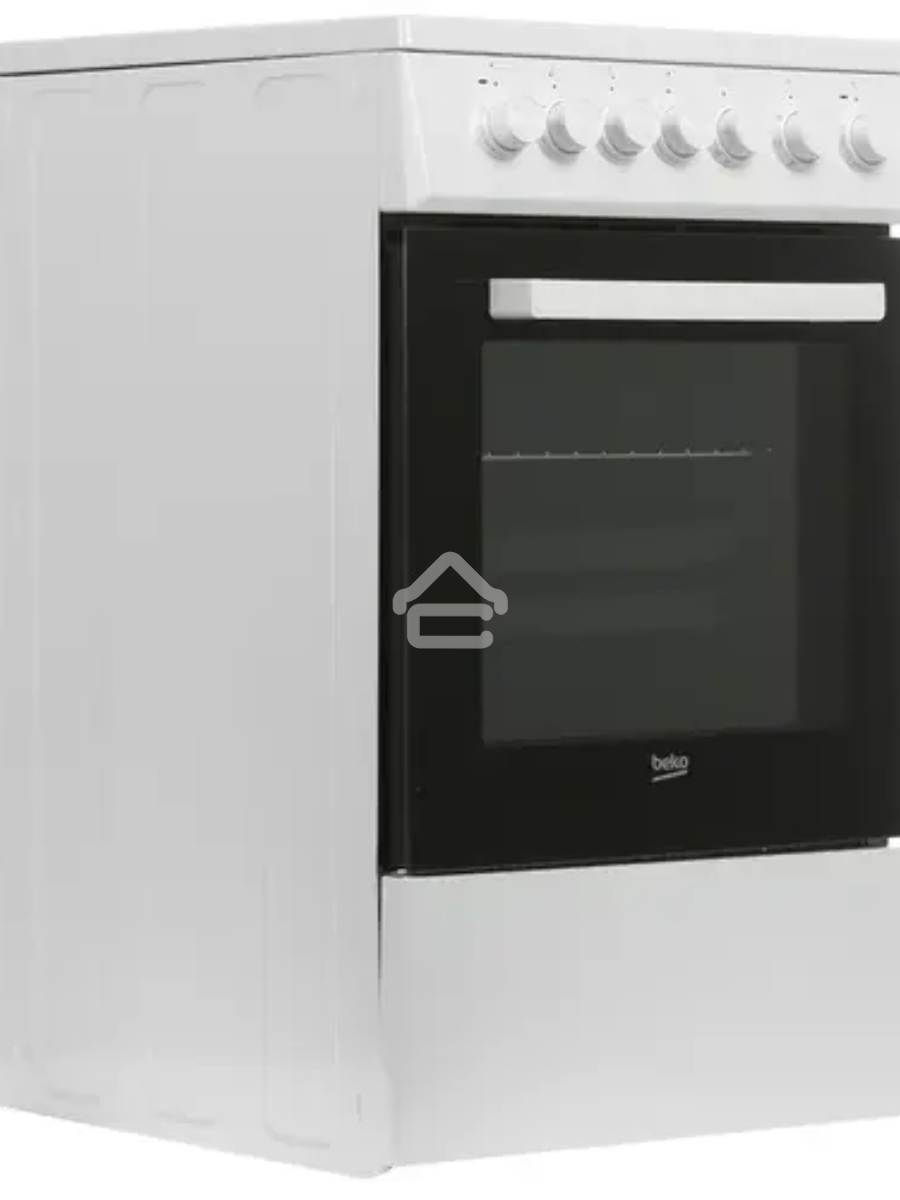 Плита электрическая Beko FSE57110GW белый, конфорок 4 шт, духовка 55 л, гриль, 50 см x 85 см x 60 см