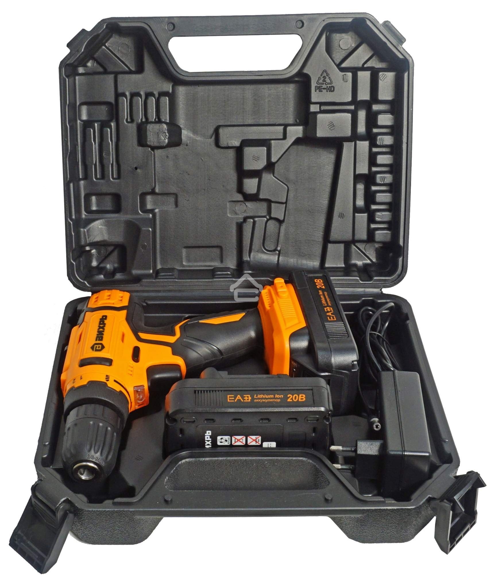 Дрель-шуруповерт аккумуляторная Вихрь ДА-К20/2А 900/72/14/56