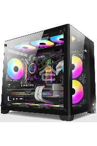 Компьютерный корпус AeroCool / Formula Crystal Z5 черный без БП mATX 1x120mm 2xUSB2.0 1xUSB3.0 audio bott PSU