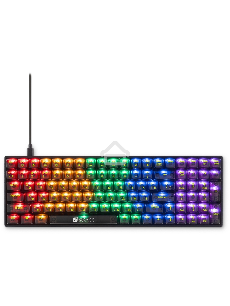 Клавиатура Oklick 915GK (1790371) проводная, USB, черный