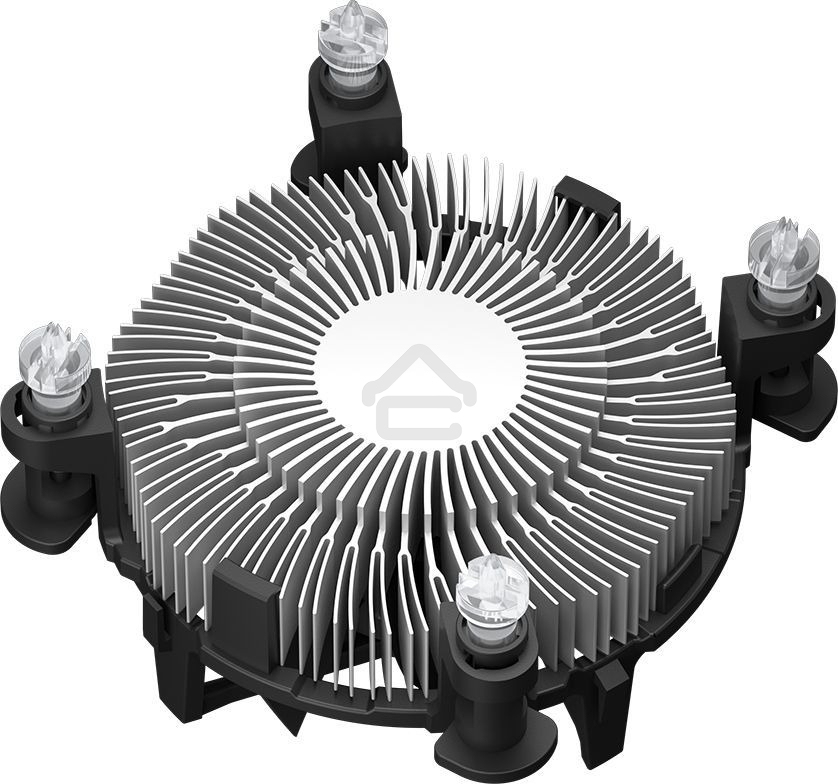 Устройство охлаждения (кулер) PcCooler R94-V2 Soc-1700/1851 4-pin Al 65W 158gr Ret (R94V2-XXNIXX-GL)