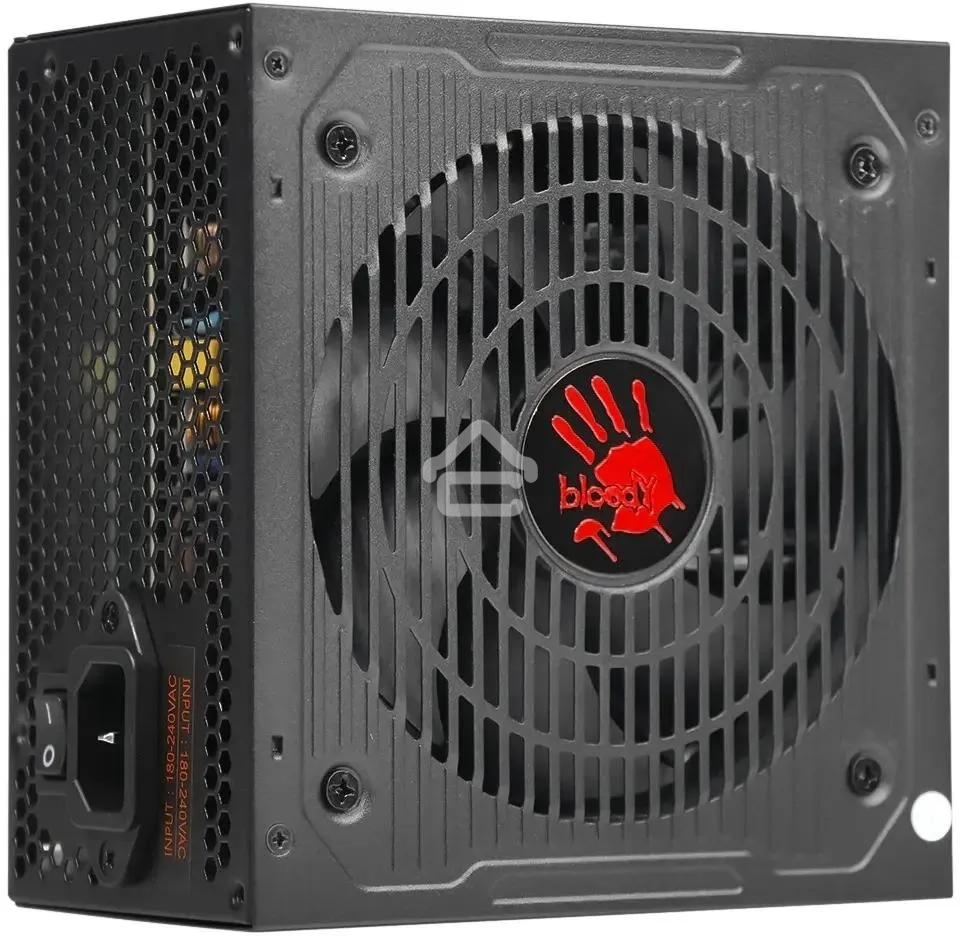 Блок питания Bloody BD-PS500W, 500Вт, 80 PLUS белый, 120мм,черный