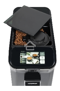 Кофемашина автоматическая Nordfrost HOME 300 Gr черный/серебристый, исп. кофе - зерновой, 1.5 л, 1350 Вт, 20 Бар