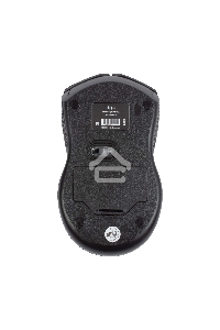 Мышь беспроводная HIPER HOMW-073 черный/красный, 1000 dpi, радиоканал, USB, кнопки - 3