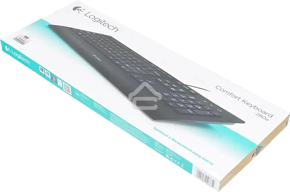 Клавиатура проводная Logitech Keyboard K280E (920-005215) USB черный