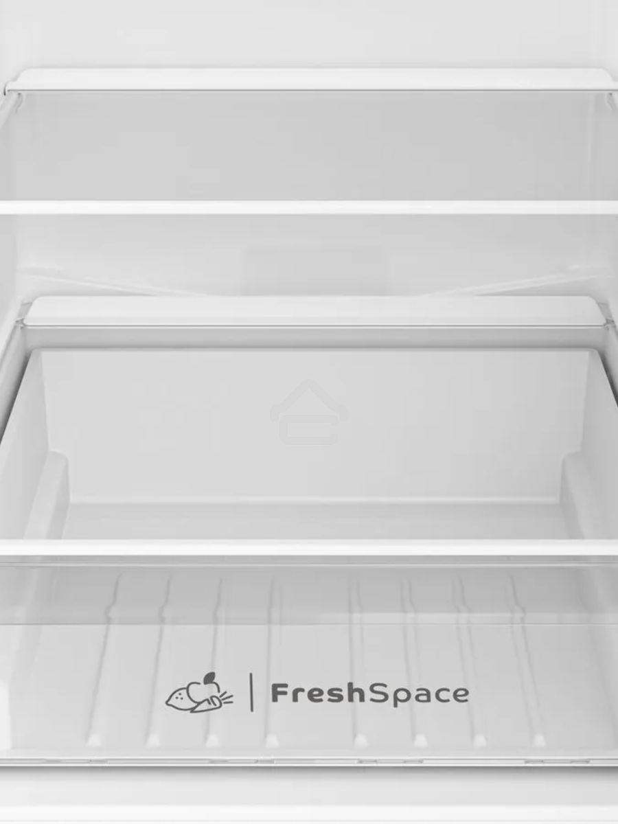 Встраиваемый холодильник Indesit IBH 18 белый двухкамерный 193/ 69л морозилка снизу