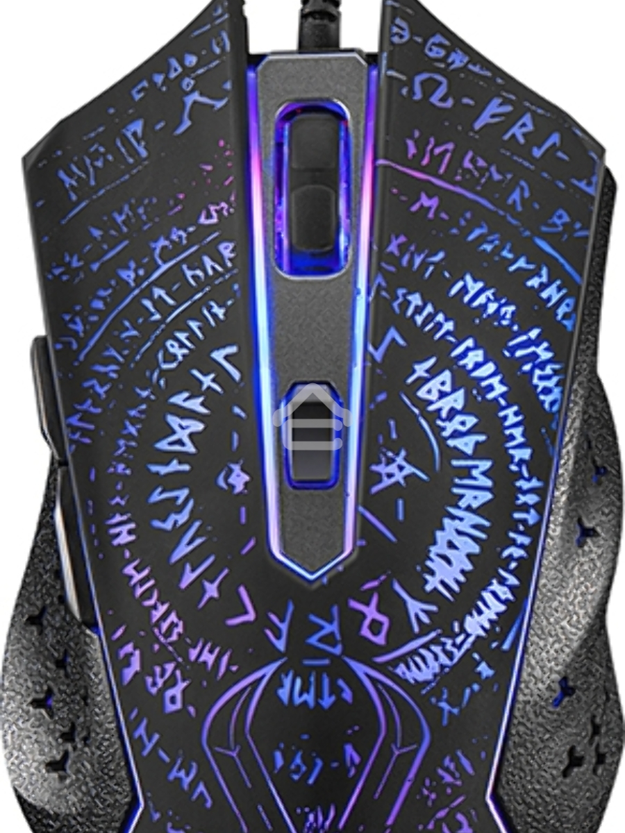 Мышь проводная Qumo Valhalla M35 черный, 3200 dpi, USB, кнопки - 6