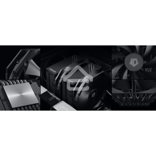 Устройство охлаждения(кулер) ID-Cooling Frozn A720 черный 140мм алюминий+медь 2000rpm 33.5db 4-pin 300W 163мм