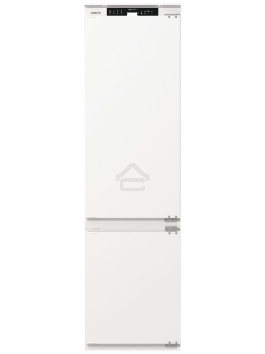 Встраиваемый холодильник Gorenje NRKI519141 белый двухкамерный 207/68 л морозилка снизу, No Frost