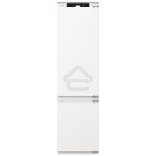 Встраиваемый холодильник Gorenje NRKI519141 белый двухкамерный 207/68 л морозилка снизу, No Frost