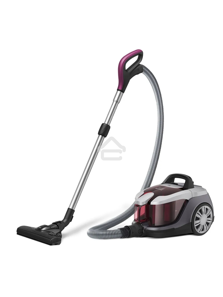 Пылесос BQ VC1610C Xtreme Power серый-фиолетовый, 500/1600 Вт, уборка сухая, пылесборник контейнер, 2.5 л