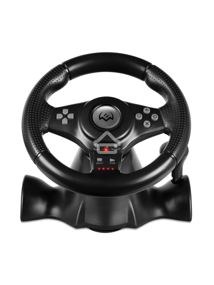 Руль Sven GC-W150 16кноп. (с педалями) черный