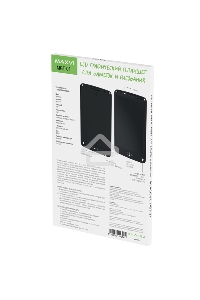 Графический планшет Maxvi MGT-01 black, LCD планшет для заметок и рисования