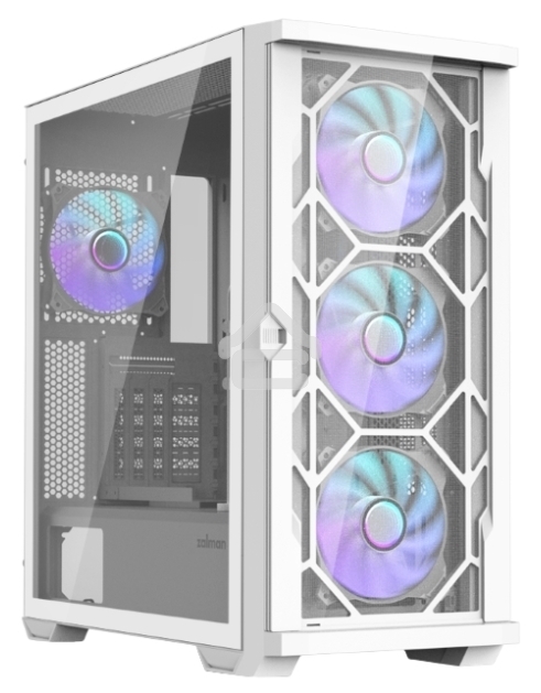 Компьютерный корпус MidiTower Zalman Z10 DUO White (без блока питания) (Zalman Z10 DUO White)