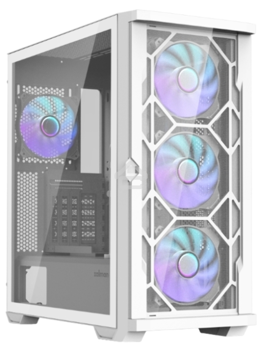Компьютерный корпус MidiTower Zalman Z10 DUO White (без блока питания) (Zalman Z10 DUO White)