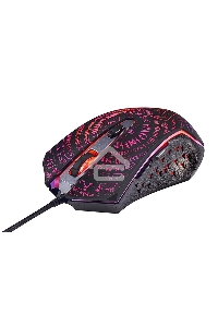 Мышь проводная Qumo Valhalla M35 черный, 3200 dpi, USB, кнопки - 6