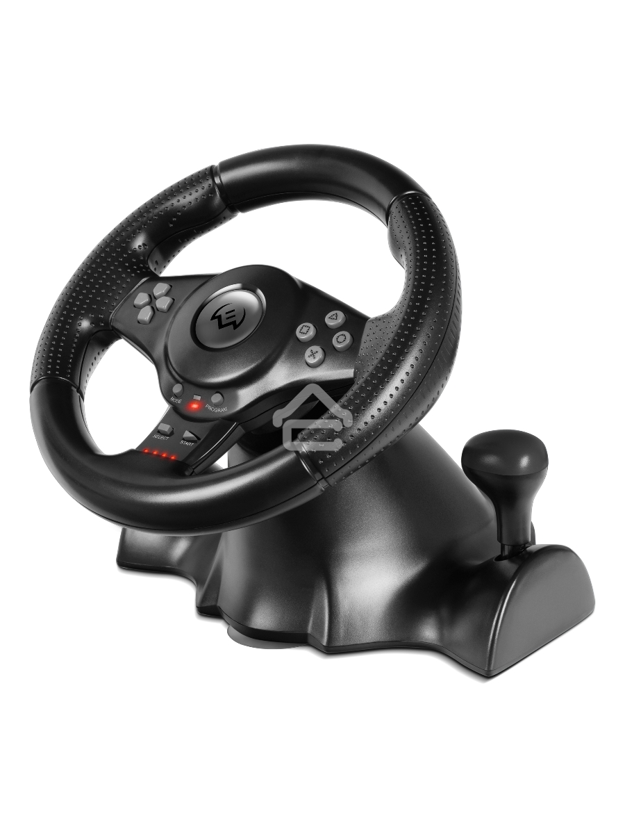 Руль Sven GC-W150 16кноп. (с педалями) черный