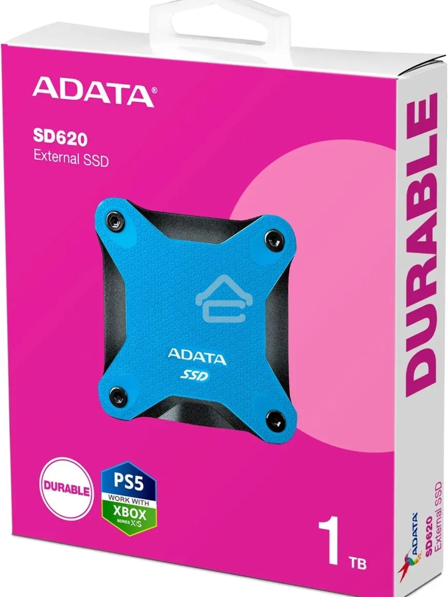 Внешний накопитель SSD 1TB A-DATA SD620, External, USB 3.2, [R/W -550/500 MB/s] синий