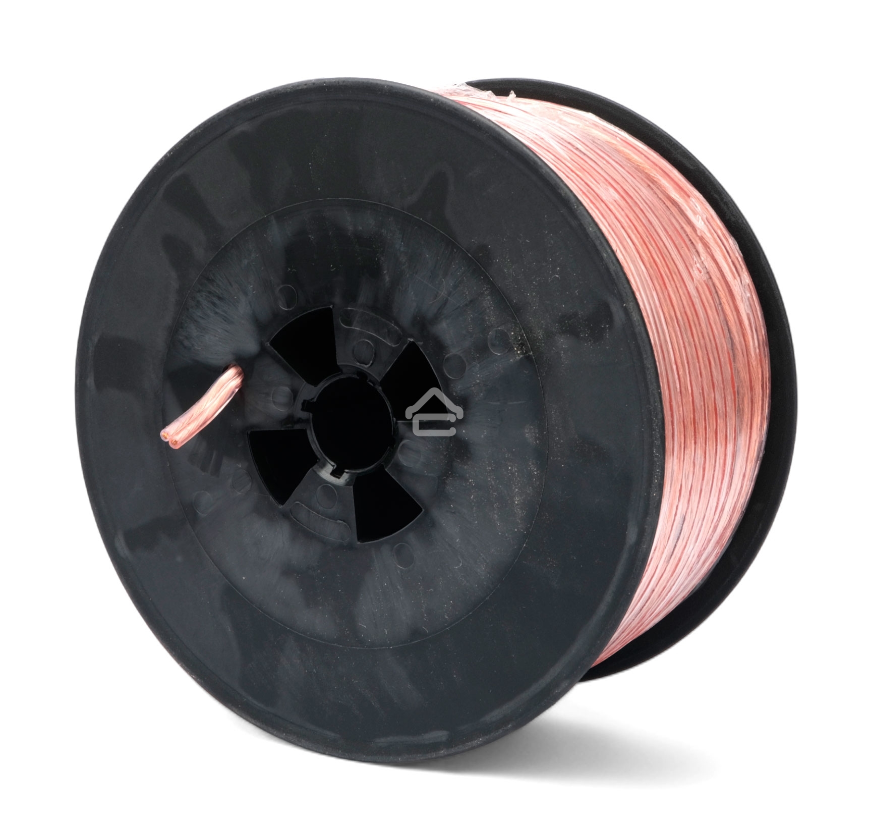 Акустический кабель Power Cube, 2*2,5, 100M, прозрачный, на катушке