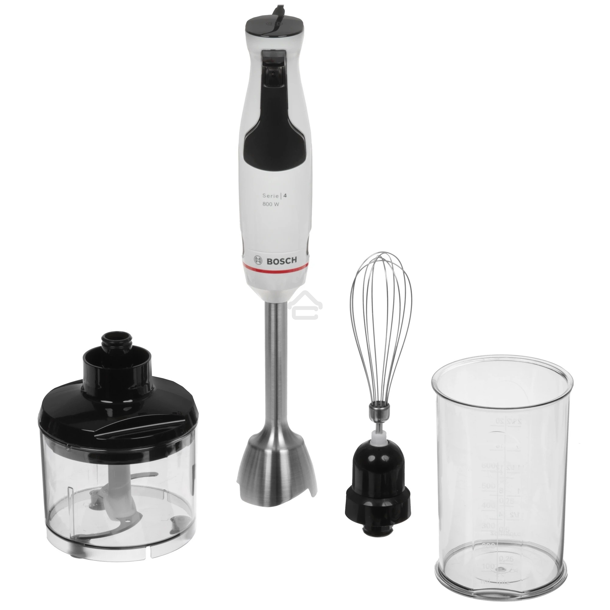 Блендер погружной Bosch MSM4W421 800 Вт, белый