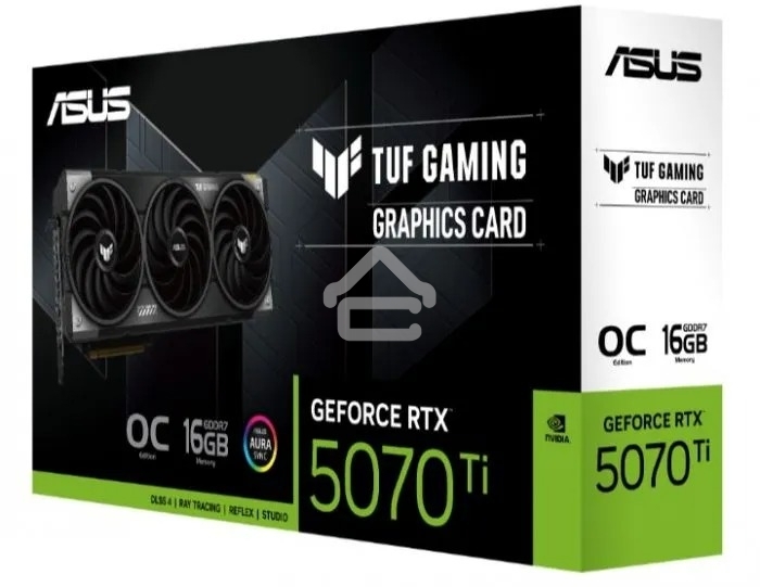 Видеокарта ASUS TUF-RTX 5070TI-O16G-GAMING RTX 5070TI,HDMIx2,DPx3,16G,D7