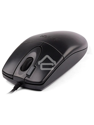 Мышь проводная A4Tech OP-620DS черный, 1000 dpi, USB, кнопки - 4