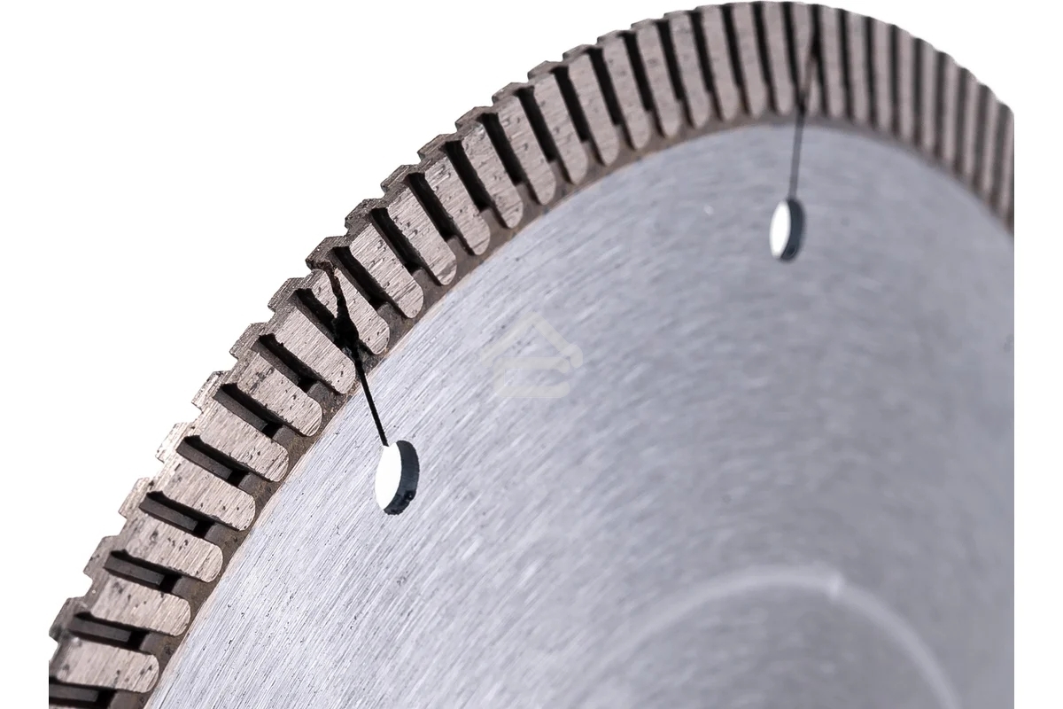 Диск алмазный Gross 73034 ф230x22,2 мм, турбо с лазерной перфорацией, сухое резание