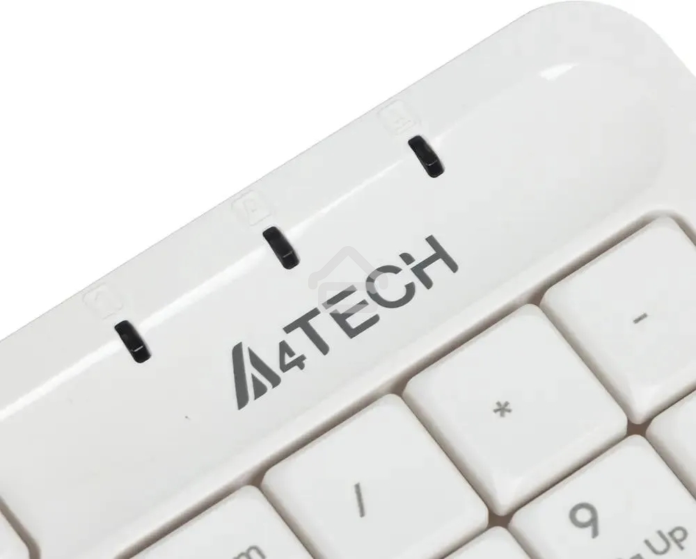 Клавиатура проводная A4Tech Fstyler FK10, USB, белый/серый