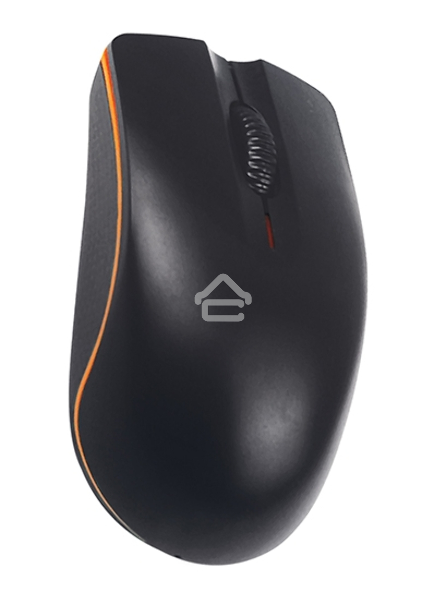 Мышь проводная Qumo Practic Office M90 черный, 1000 dpi, USB, кнопки - 3