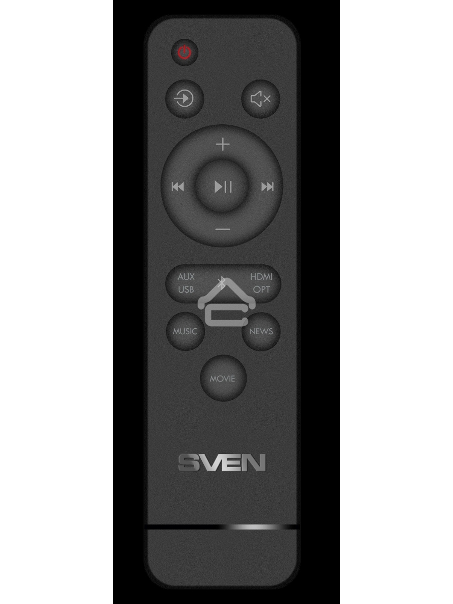 Саундбар SVEN SB-2055, черный, (80 Вт, Bluetooth, HDMI, ПДУ, Optical, USB, дисплей)